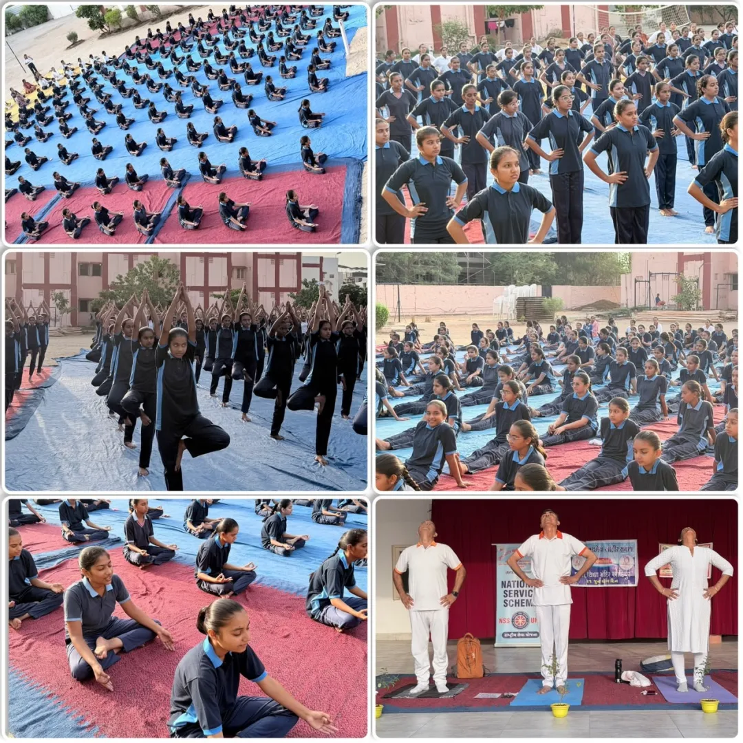 વિશ્વ યોગ દિવસની ઉજવણી